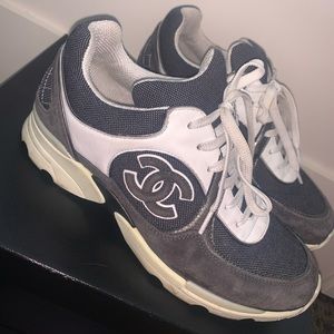 Chanel Cloth Trainers - Grey